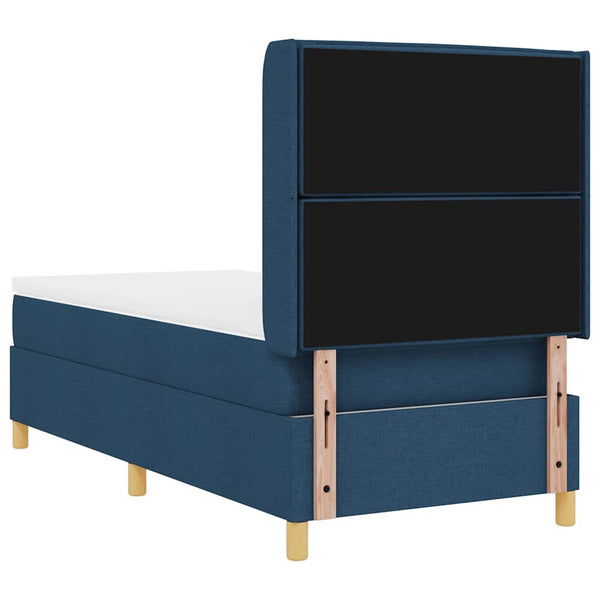 Boxspringbett Blau 90x200 cm mit LED