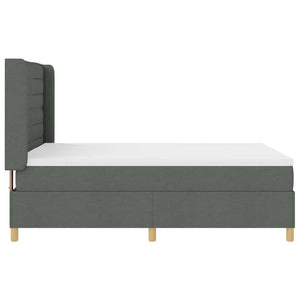 Boxspringbett Grau mit LED 140x190 cm