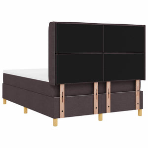 Boxspringbett Braun mit LED 140x190 cm