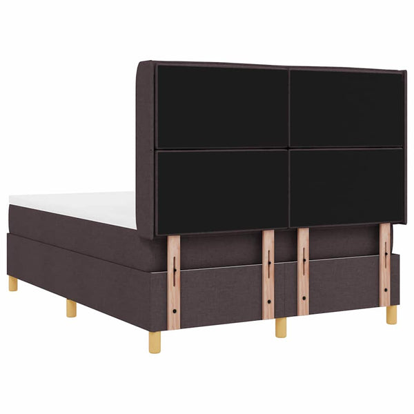 Boxspringbett Braun mit LED 140x190 cm