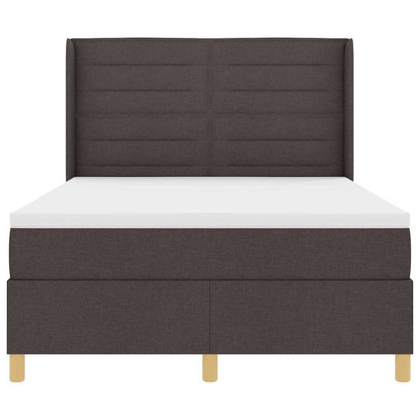 Boxspringbett Braun mit LED 140x200 cm