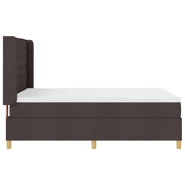 Boxspringbett Braun mit LED 140x200 cm