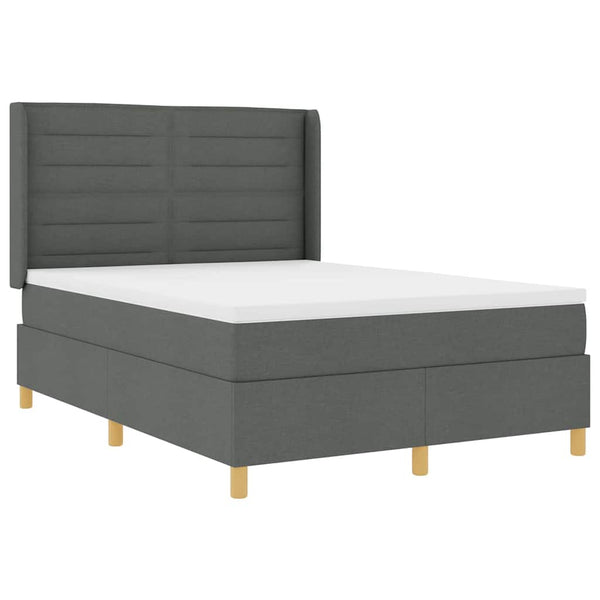 Boxspringbett Grau mit LED 160x200 cm