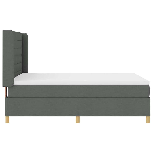 Boxspringbett Grau mit LED 160x200 cm