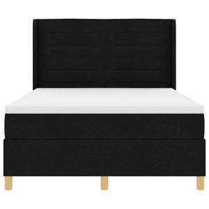 Boxspringbett 160x200 cm mit LED Schwarz