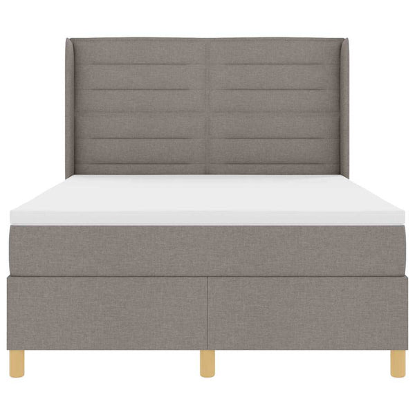 Boxspringbett Taupe mit LED 160x200 cm