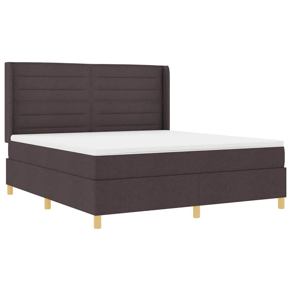 Boxspringbett Braun mit LED 180x200 cm