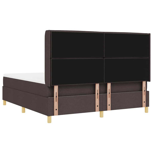 Boxspringbett Braun mit LED 180x200 cm