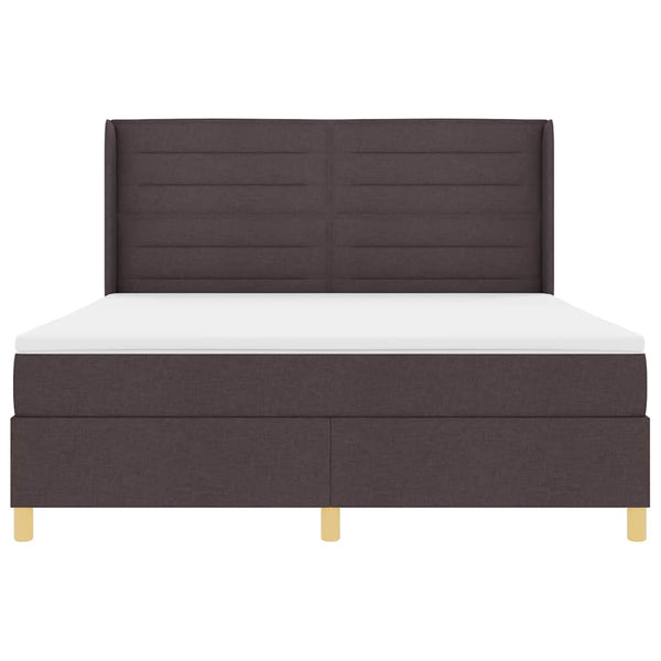 Boxspringbett Braun mit LED 180x200 cm