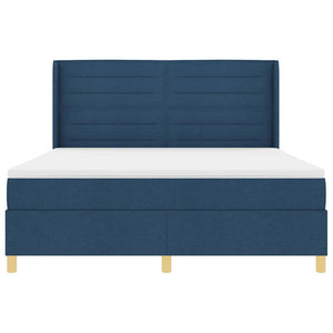 vidaXL Lit coffre avec bandeau LED bleu 180 x 200 cm Tissu