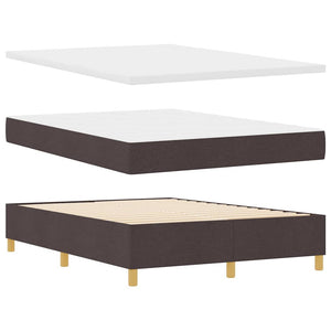 Boxspringbett Braun 160x200 cm mit LED