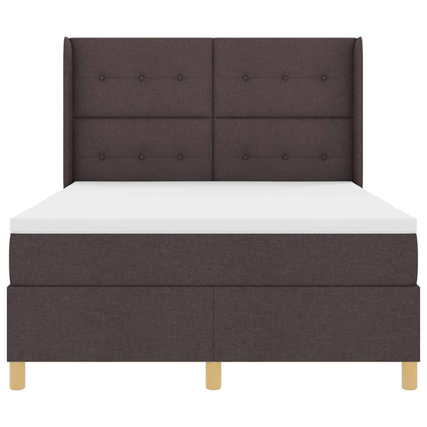 Boxspringbett Braun 160x200 cm mit LED