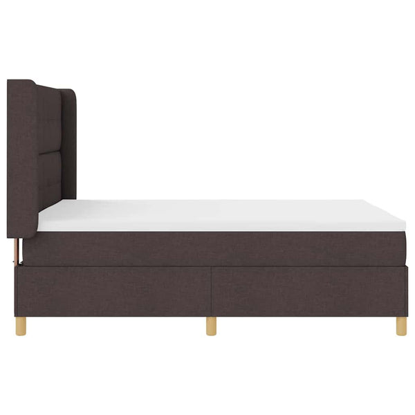 Boxspringbett Braun 160x200 cm mit LED