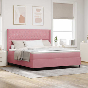 Boxspringbett Rosa mit LED 180x200 cm