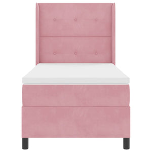 Boxspringbett Rosa LED 80x200 cm