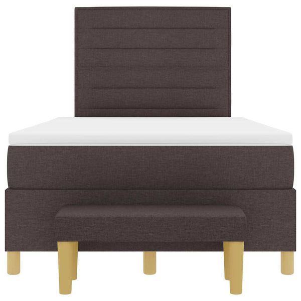 Boxspringbett Dunkelbraun 190x120 cm