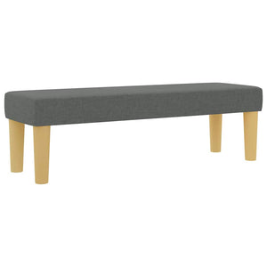 vidaXL Lit-coffre avec tête de lit gris foncé 200 x 120 cm tissu