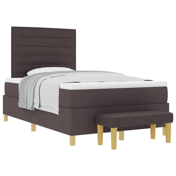 Boxspringbett Dunkelbraun 200x120 cm