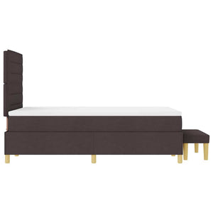Boxspringbett Dunkelbraun 200x120 cm
