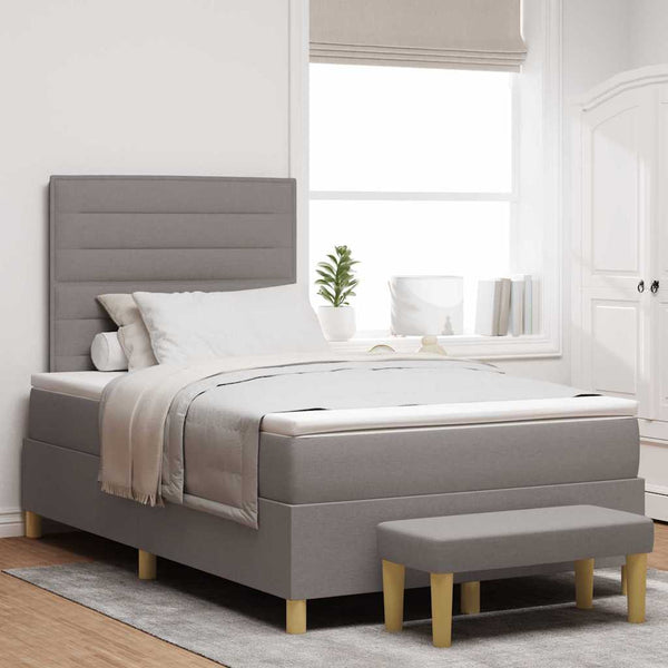Boxspringbett Taupe 200x120 cm
