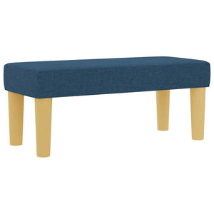 Boxspringbett Blau 200x80 cm mit Kissen