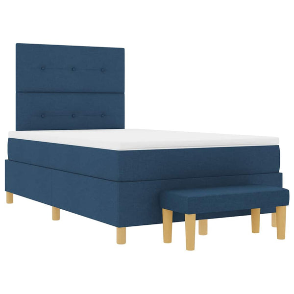 Boxspringbett Blau 190x120 cm