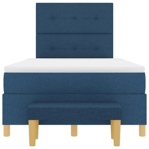 Boxspringbett Blau 190x120 cm