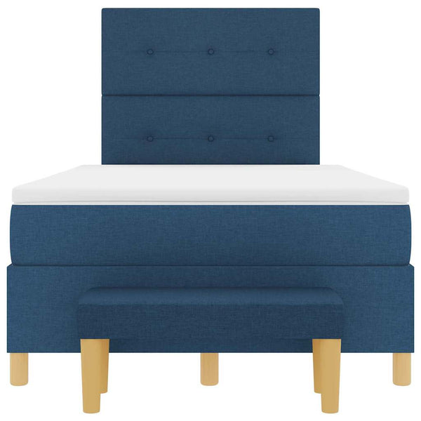 Boxspringbett Blau 190x120 cm