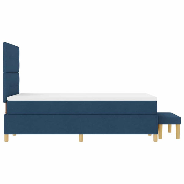 Boxspringbett Blau 190x120 cm