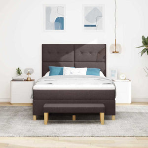 Boxspringbett Dunkelbraun 200x140 cm