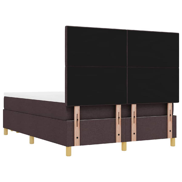 Boxspringbett Dunkelbraun 200x140 cm