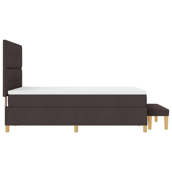 Boxspringbett Dunkelbraun 200x140 cm