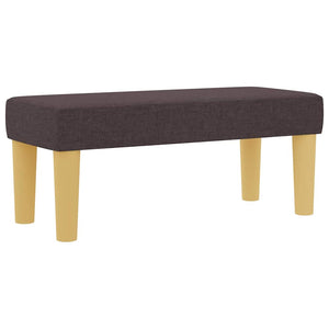 Boxspringbett Dunkelbraun mit Kissen 200x100 cm