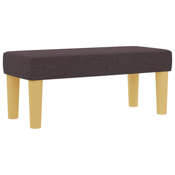 Boxspringbett Dunkelbraun mit Kissen 200x100 cm