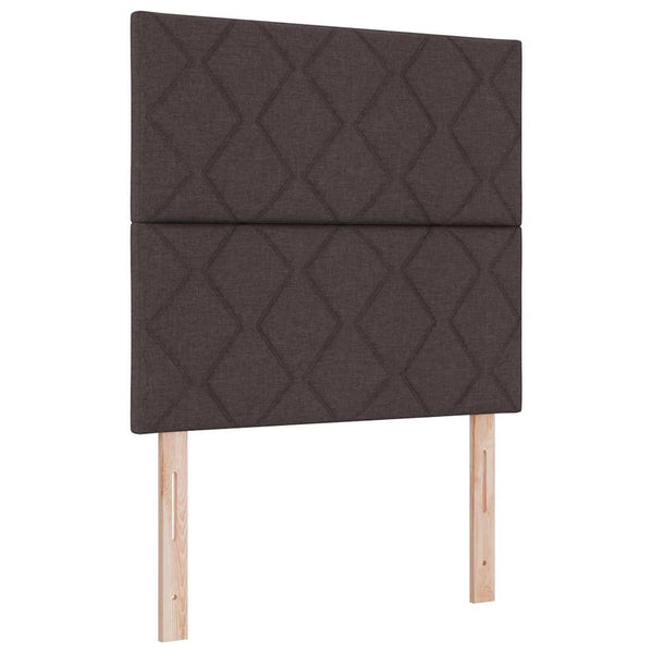 Boxspringbett Dunkelbraun mit Kissen 200x100 cm