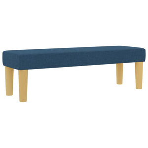 Boxspringbett Blau 200x120 cm mit Kissen