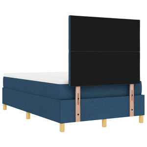 Boxspringbett Blau 200x120 cm mit Kissen