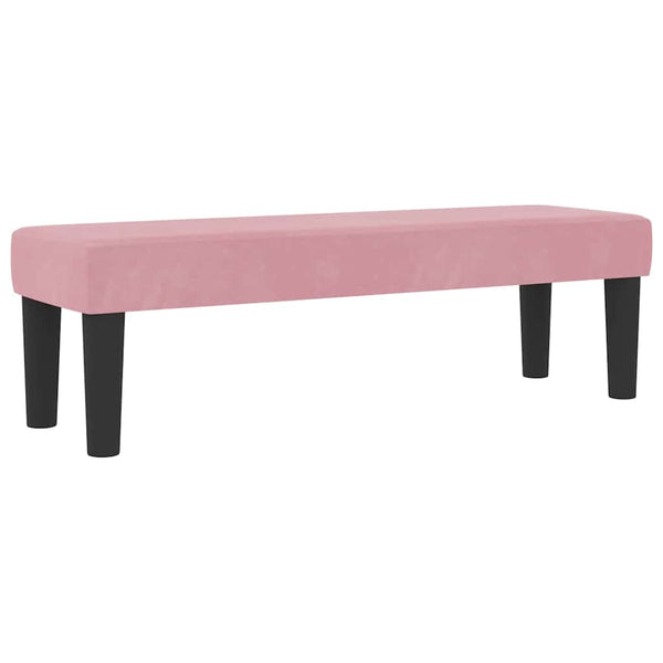 Boxspringbett Rosa Samt 190x120 cm