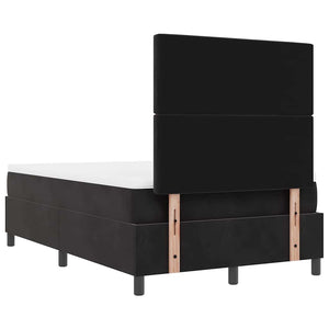 Boxspringbett Schwarz Samt 200x120 cm