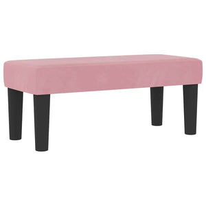 vidaXL Lit coffre avec oreillers et tête de lit Rose 190 x 90 cm Velours
