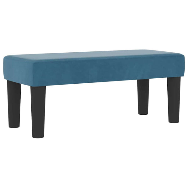 Boxspringbett Dunkelblau 200x100 cm Samt