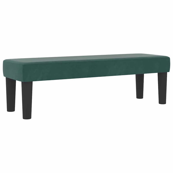 Boxspringbett Dunkelgrün 190x120 cm Samt