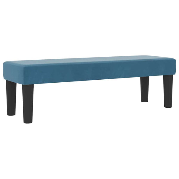 Boxspringbett Dunkelblau 190x120 cm Samt