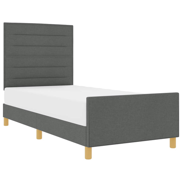 Bettgestell Dunkelgrau 80x200 cm
