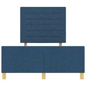 Bettgestell Blau 120x200 cm Stoffbezug