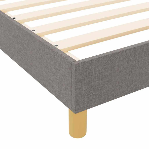 Bettgestell Taupe 140x190 cm