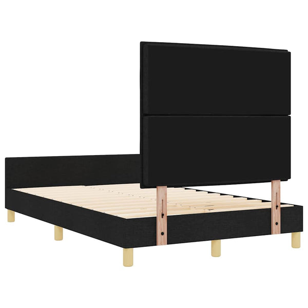 Bettgestell Schwarz Stoff 140x200 cm
