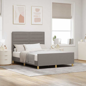 Bettgestell Taupe 140x200 cm