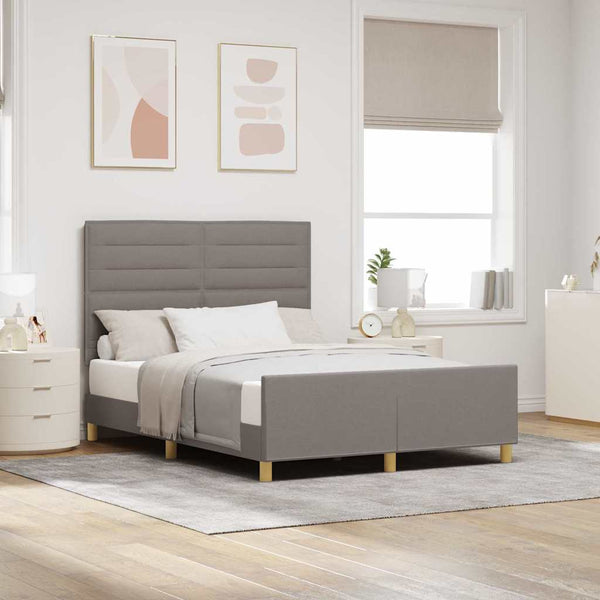 Bettgestell Taupe 140x200 cm