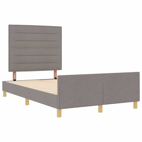 Bettgestell Taupe 140x200 cm